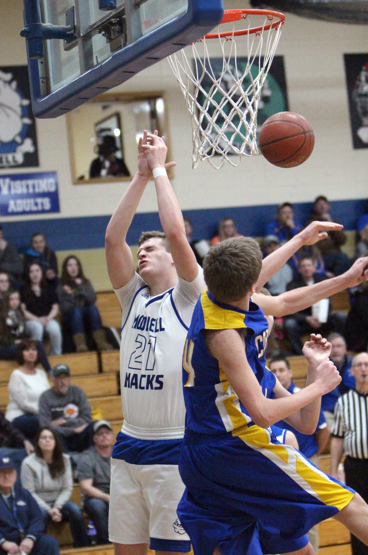 Cornell at McDonell boys basketball 2-27-18